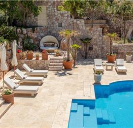 11 bedroom seafront villa with infinity pool near Budvar, sleeps 22